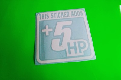 AUFKLEBER FÜGT 5HP Auto Fenster Stoßstange Van Laptop Vinyl Aufkleber/Sticker hinzu