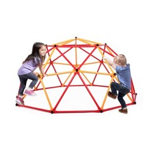 Geometric Dome Steel Frame Climber for Kids, Toddler Jungle Gym Outdoor Activity