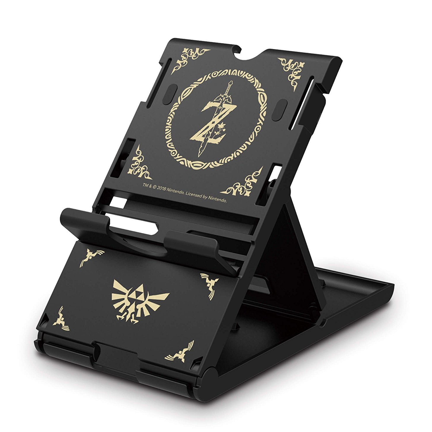 Support Play Stand Nintendo Switch Zelda pliable avec charge sur table surélevée