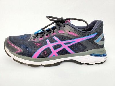 Asics GT-2000 Women's Running Shoe Size Pink/Blue/Black GUC 