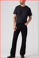 LEVI'S 517 BOOTCUT MEN'S JEANS NON-STRETCH, BLACK SIZES 36X30