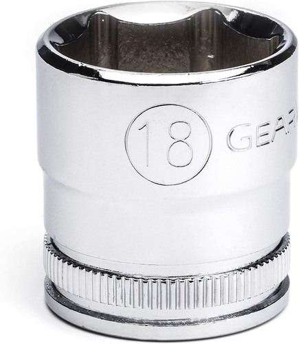LLAVE DE ENGRANAJES 3/8" Unidad Enchufe Métrico Estándar 18mm, 6 Puntos - 80386 - Imagen 3 de 3