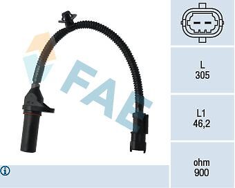 FAE (79334) Kurbelwellensensor, OT-Geber für HYUNDAI KIA