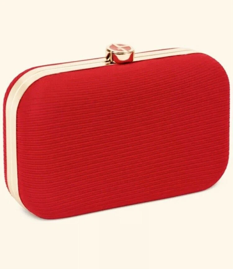 Red best sale armani purse