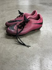 Nike Youth Pink Bravata ll FG Soccer Cleats size 1Y GUC