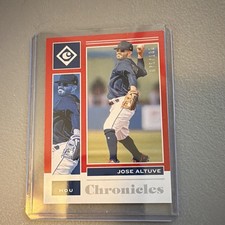 Panini 2021 Chronicles Legacy Jose Altuve #42 Houston Astros Blue /100