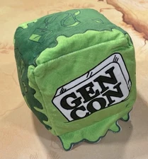 Gen Con Gelatinous Cube Plushy Dice Bag
