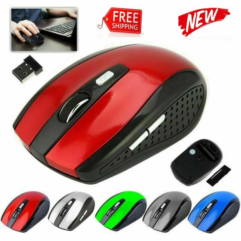 BUY 1  GET 1 FREE Wireless Mouse PC MAC/Laptop Computer  MULTIPLE COLORS AVAIL - Image 2 of 4