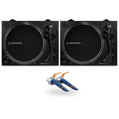 Audio-Technica BT Direct-Drive Turntable Pair W/Ortofon Concorde DJ Cartridge