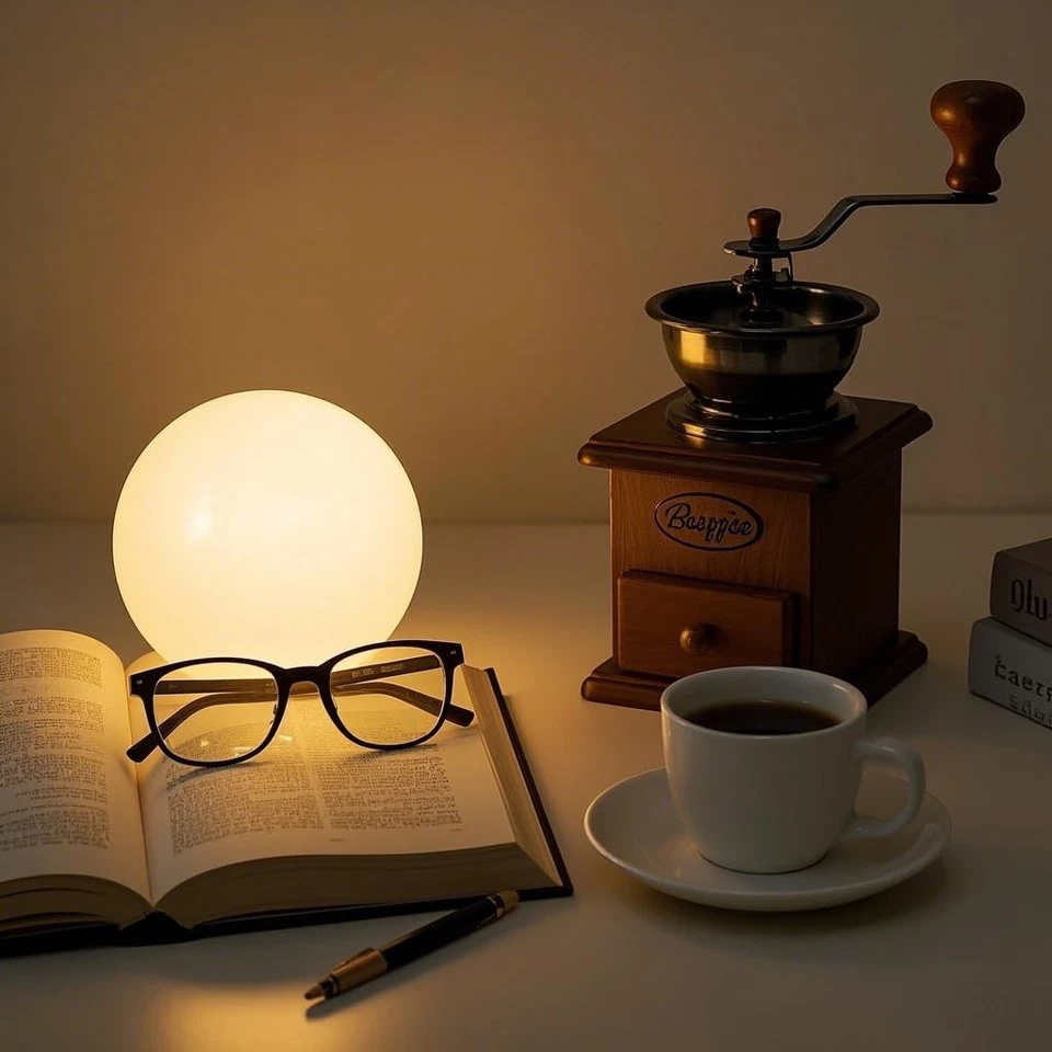 LED Ball Light, 6-inch Glowing Orb Light, Rechargeable Globe Lamp, Dimmable M... - Image 4 of 4