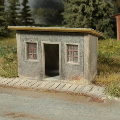Bushaltestelle 1:87 / Spur H0 - Laser Cut Bausatz - Eisenbahn Modellbau