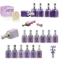Dental Emax Ceramic Block C14 MT Lithium Disilicate CAD/CAM CEREC Block 5Pcs/box