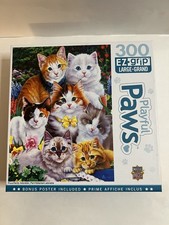 MasterPieces Playful Paws Puuurfectly Adorable 300 PC Jigsaw Puzzle EZ Grip