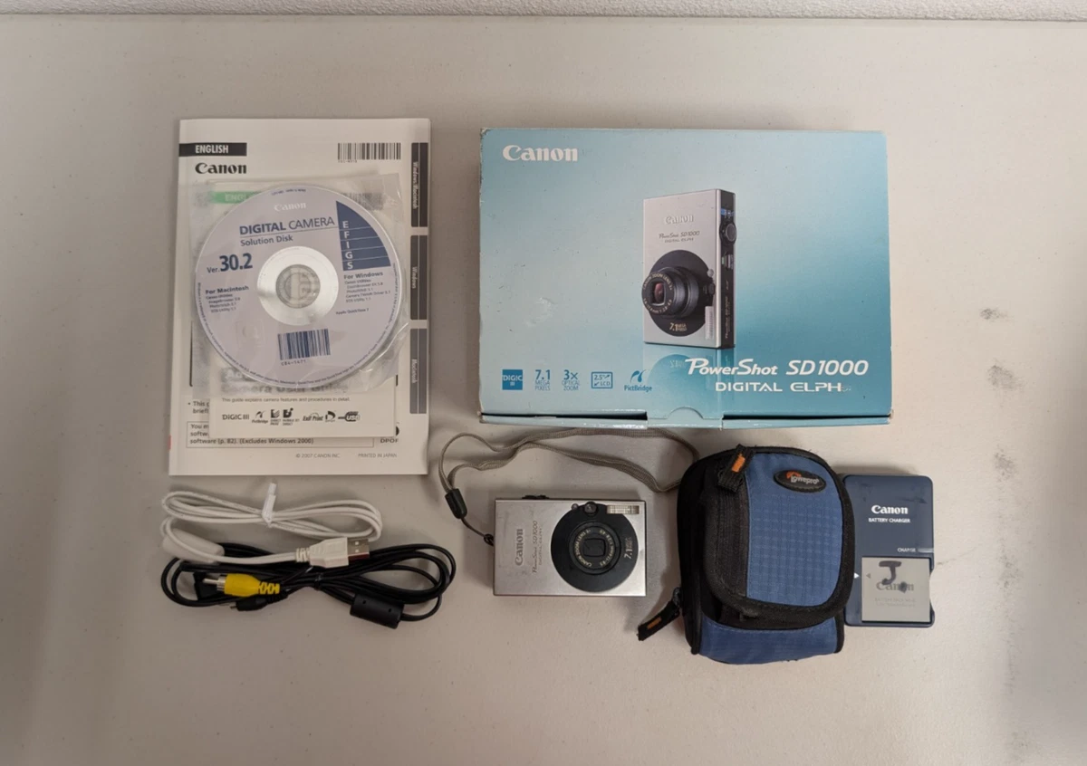 Canon PowerShot SD1000 Digital Cameras for sale | eBay