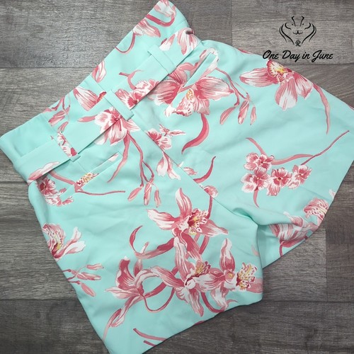 Shorts Femme 7th Avenue Taille 18 - Turquoise, Coton, Fermeture éclair, Neuf Sans étiquettes