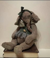 Elephant girl. Handmade. Stuffed Toy. Animal. Gift or Decoration. OOAK