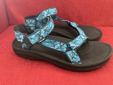 Teva Water/Hiking Sandals Blue Youth Big Kid Size 6 Unisex Women s 8