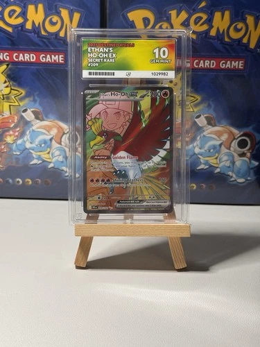 2025 Pokémon Ethan’s Ho-Oh ex #209 ACE 10 Gem Mint Secret Rare Destined Rivals
