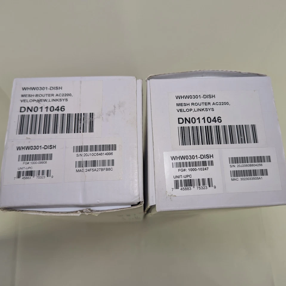 Linksys Velop AC2200 Tri-Band Mesh Router WiFi System WHW0301 - Open Box - Image 2 of 3