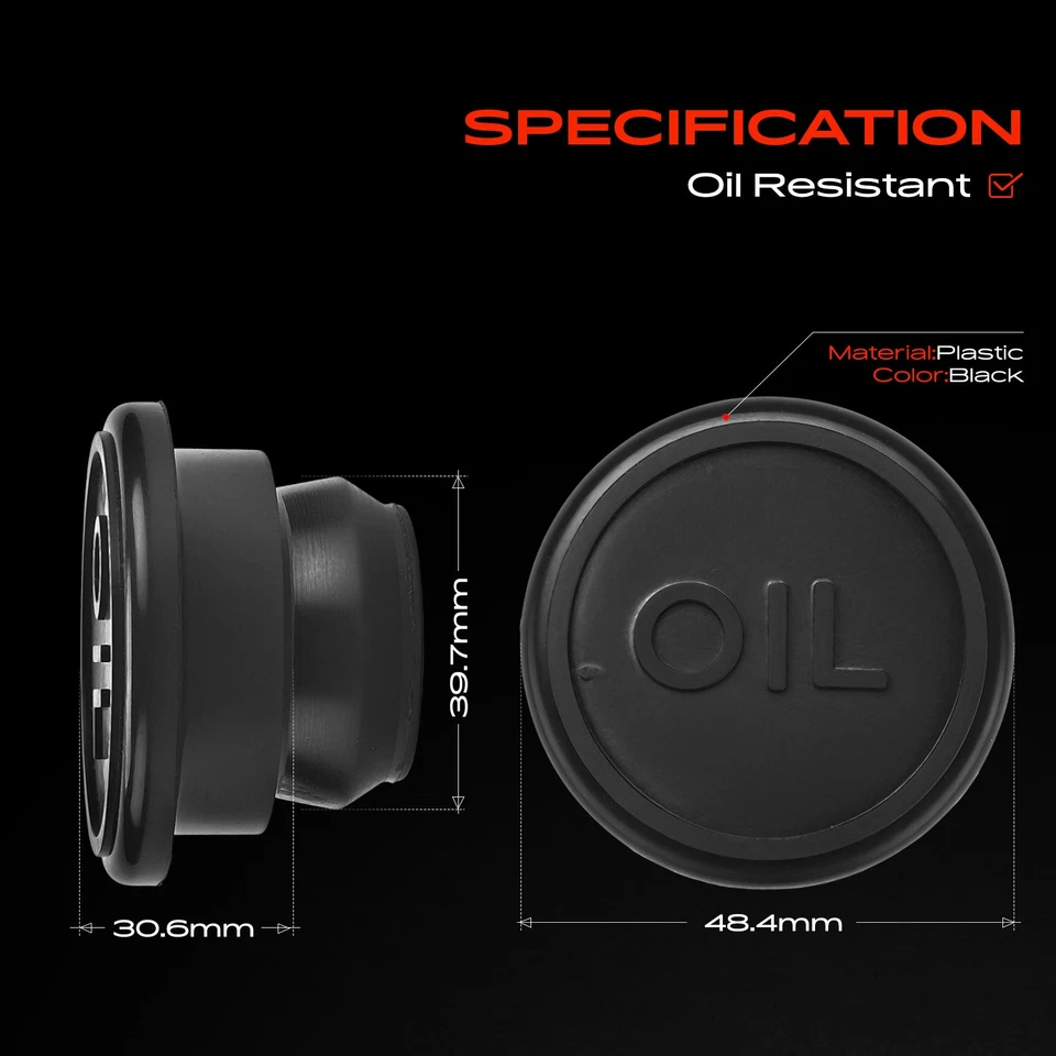 Engine Oil Filler Cap for GMC S15 Jimmy C1500 K1500 P1500 Buick Century Cadillac - Image 4 of 4