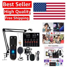 FIFINE K688 Podcast Microphone Kit, USB/XLR Dynamic Microphone for PC/XLR Mixer