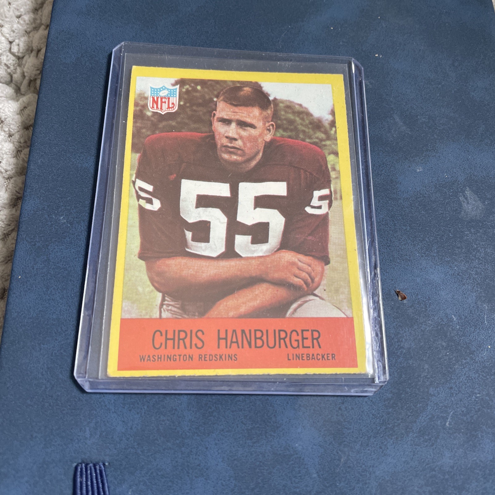 1967 Philadelphia #183 Chris Hanburger (RC) (HOF)  EX+ Washington Redskins