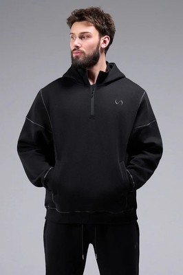 GTS TWILL TECH QUARTER-ZIP HOODIE