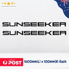 Sunseeker Boats Name Decal Stickers Marine Vinyl Boat