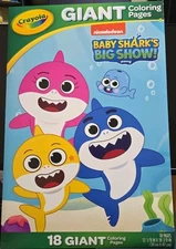 Crayola Baby Shark Giant Coloring Pages