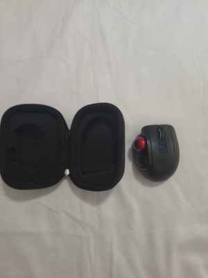 ELECOM Bitra Small Travel Trackball Mouse with Case  Bluetooth Thumb M-MT1BRSBK