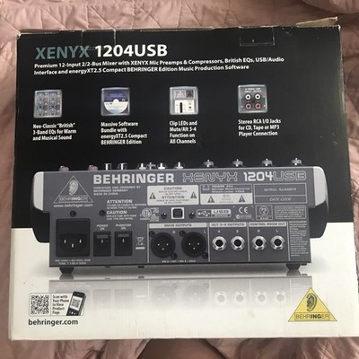 Behringer Xenyx 1204USB 12 Channel Analog Mixer