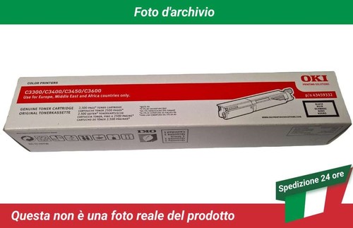 43459332 Oki C3400 toner Nero