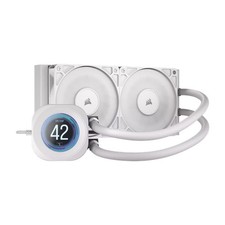 CORSAIR - NAUTILUS 240 RS LCD Liquid CPU Cooler - White