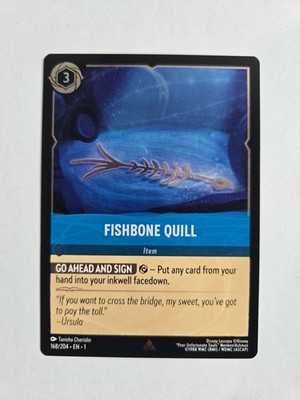 Fishbone Quill COLD FOIL 168/204 - The First Chapter Lorcana