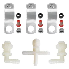 Spray Boom Repair Kit Sprayer Parts Including 8001-VS Tips Screens Clamps 3/8...