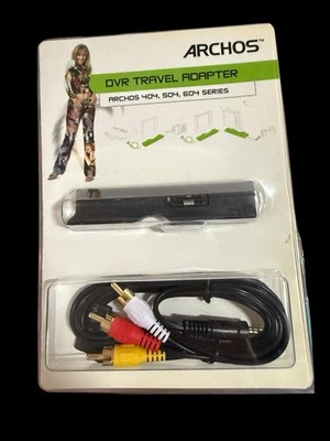 Brand New ARCHOS DVR TRAVEL ADAPTER FOR Archos 404, 504, 604 Sealed Part# 500875