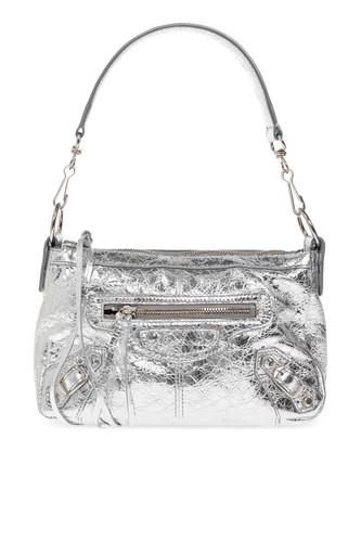Balenciaga - Women - ‘Le City Moto Mini’ shoulder bag - Silver