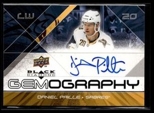 2008-09 Upper Deck Black Diamond Gemography Daniel Paille Auto Buffalo Sabres