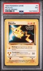 1999 POKEMON GAME MOVIE MOVIE PROMO #4 PIKACHU PSA 7