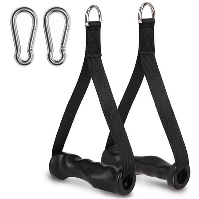 Exercise Handles - Ergonomic Gym Attachments for Cable Machine, Resistance Ba...