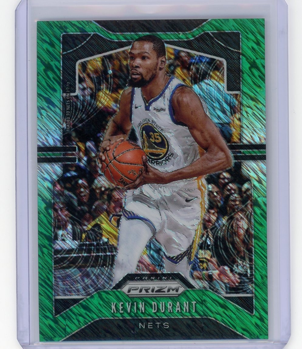 2019-20 Prizm Kevin Durant Green Shimmer /25 #210