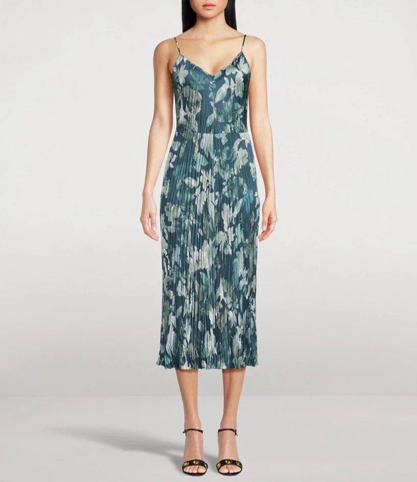 willie denim midi dress Indigo Puff Sleeve Denim Midi Dress – Mint Velvet