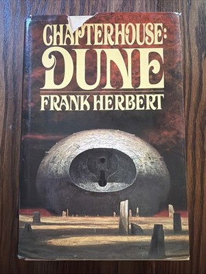 Dune HC by Frank Herbert Chapterhouse Dune 1st Printing 1980s
