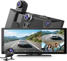 CARPURIDE W125S 11.26 Inch HD Wireless Carplay  Android Auto Screen, 4K 1080