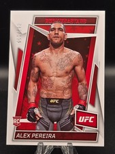 2023 UFC Chronicles Alex Pereira 42/199 RC Rookies & Stars Red Rookie Card #181