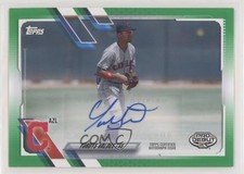 2021 Topps Pro Debut Green Auto 5/99 Yordys Valdes #PD-107 Auto 0cv