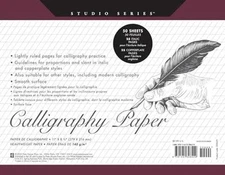 Studio Series Calligraphy Paper - Paperback, by Peter Pauper Press - Very Good h