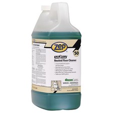 Zep N68201 Floor Cleaner, Liquid, 2 L, Bottle, PK4