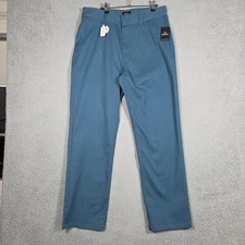 Brixton Pants Mens Size 33x32 Coastal Blue Choice Relaxed Straight Fit Chino NWT