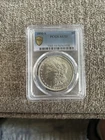 1890 S Morgan Silver Dollar PCGS AU 53.  Gold Label.